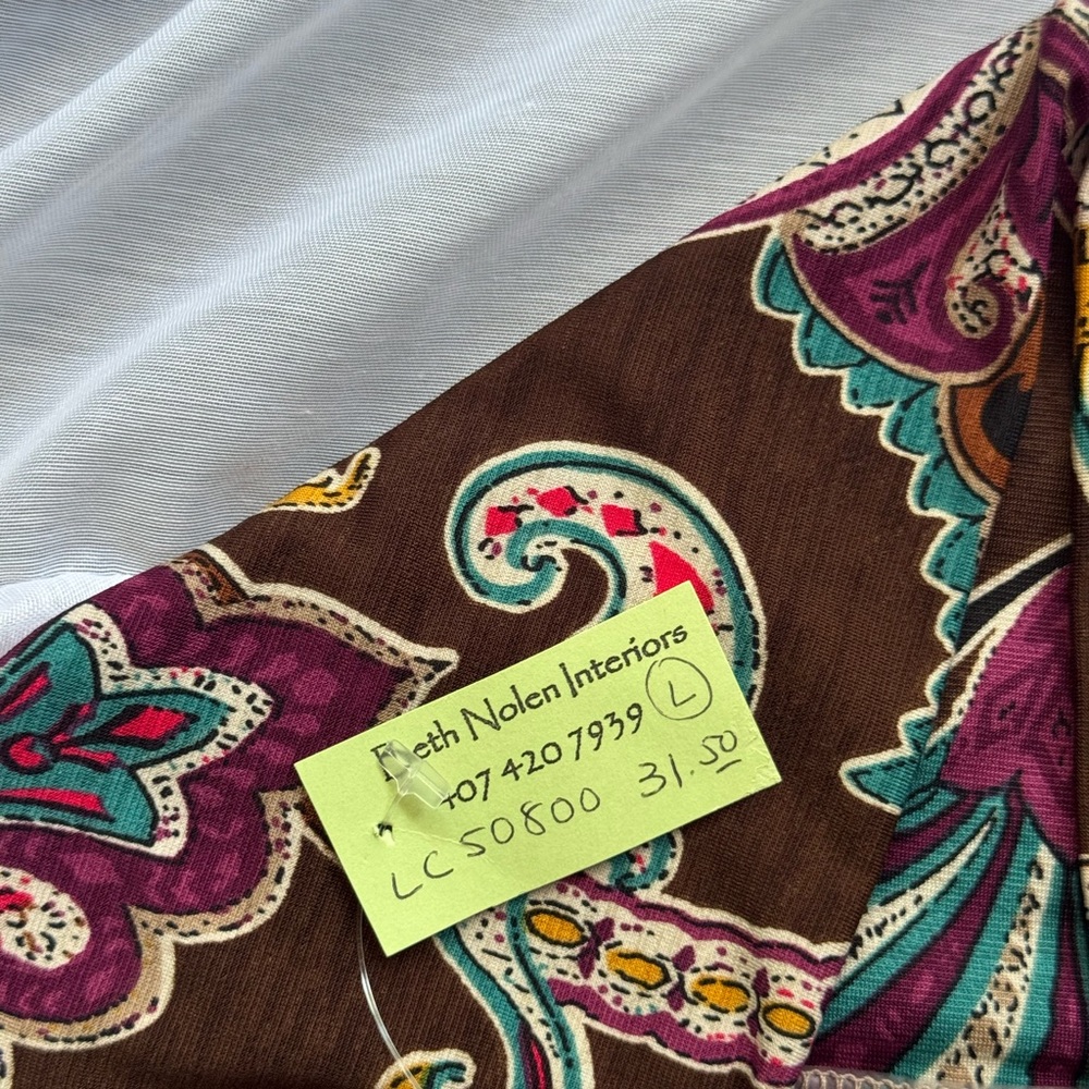 2 B Together Paisley Print Palazzo Pants - Picture 7 of 10